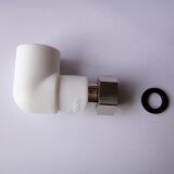 冲五钻  ppr水管管件 L20*1/2F 热水器专用PPR活接 4分PPR弯活接