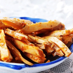  内蒙古特产香辣牛板筋500g  好吃上瘾零食 独立包装 特价两件包邮