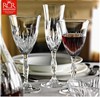 意大利rcr进口水晶杯欧式刻花无铅玻璃高脚杯复古葡萄，酒杯家用杯