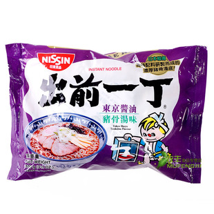  香港日清出前一丁 Nissin即食面 东京酱油猪骨汤味 方便面100g