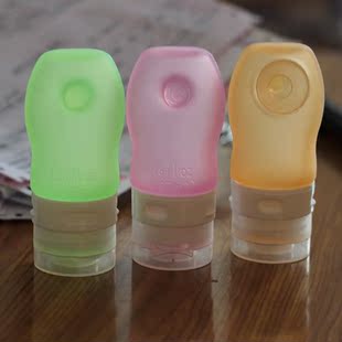  专业品质 旅行透明PVC洗漱包组合 多彩硅胶分装瓶 大中小号可选