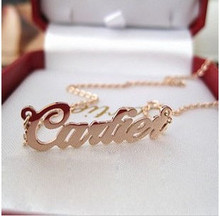 Cartier Cartier carta-nuevo 2011 rosa colgante de collar de oro