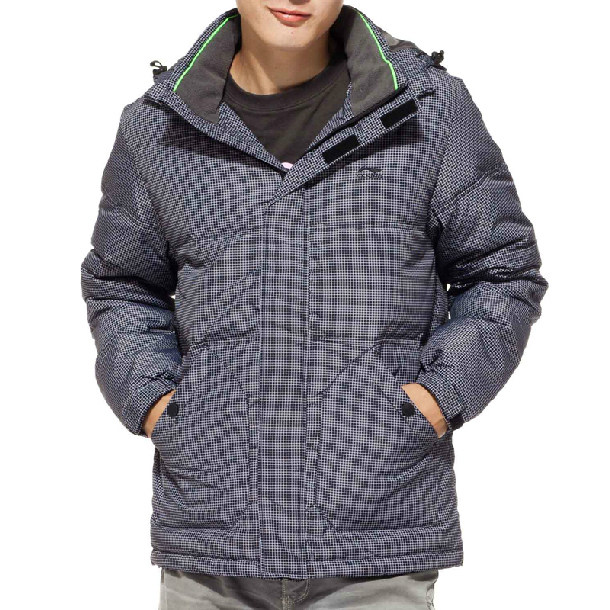 [力动体育][不包邮]李宁 官方正品 男士 冬装 中羽绒服 AYMF225-1