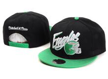 Snapback 嘻哈棒球帽 NFL美式橄欖球聯盟 Eagles费城老鹰 黑/綠