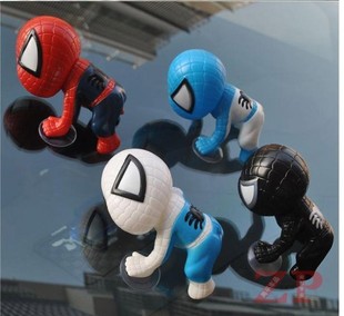 摩托改装件车内装饰用品 汽车牌照迷你挂人偶