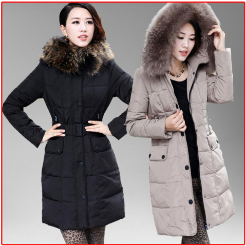bsd波司登<em>羽绒服女款</em> 中长款<em>韩版</em>显瘦大码女装