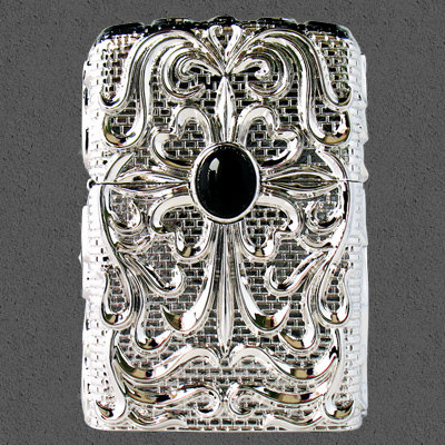 热销原装正品Zippo-新款镂空铂金富贵