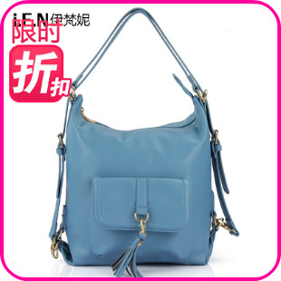  伊梵妮 女包夏季新款 学院风运动包可爱手提单肩双肩三用包