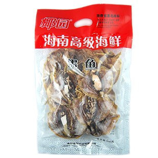  满59包邮 海南特产 椰园墨鱼400g克 海鲜干货 纯天然无污染海域