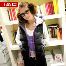 Tmall清仓季冬装新款韩版大码<span class=H>羽绒</span><span class=H>服</span>女款背心修身带帽<span class=H>羽绒</span>棉马甲