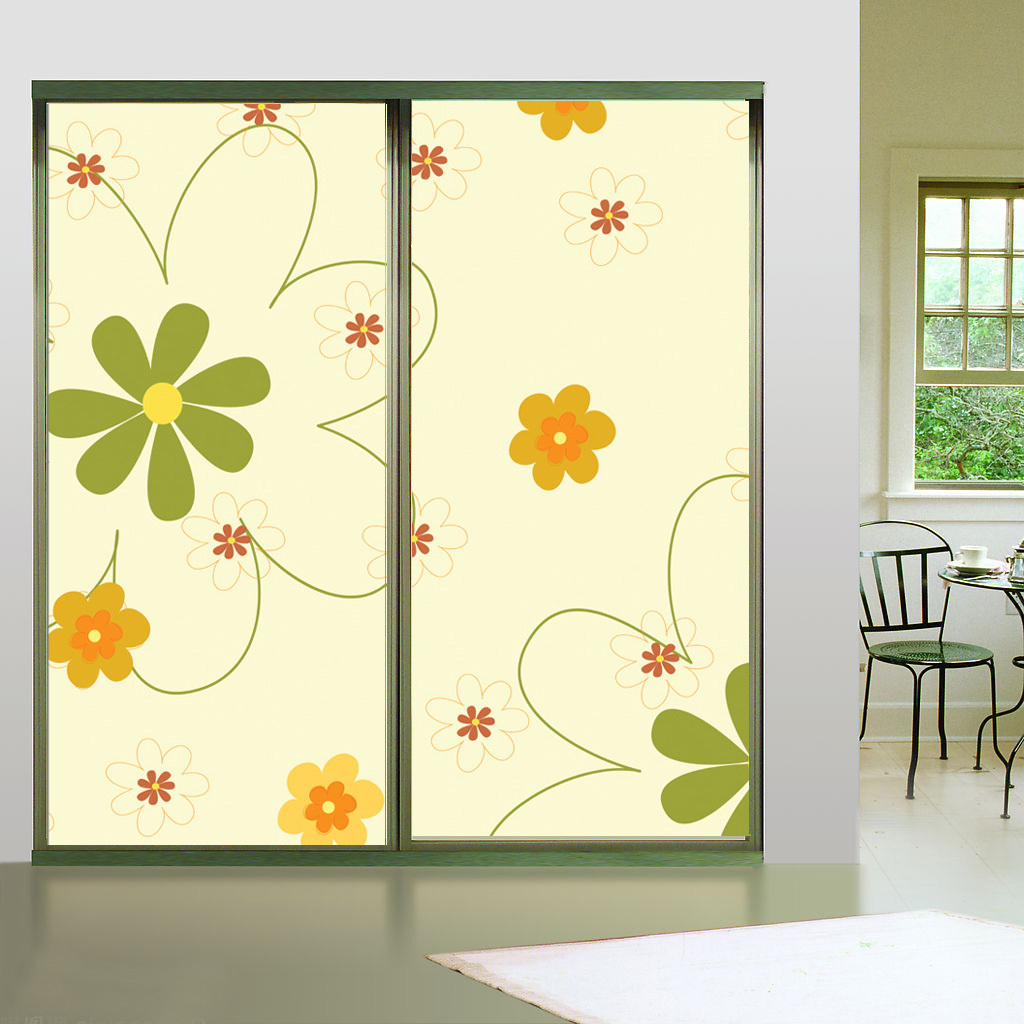 Cartoon Explosion-proof glass film Impervious autohesion Moisture-proof furniture wardrobe Retread Sliding door Sticker mural BB393in the Home accessories , Stickers , Ceramic tile/Glass Sticker category - from Buy2taobao.com to provide professional Taobao agent buy service