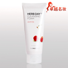The Face Shop 樱桃洗面奶170ml 美白补水保湿 专柜正品特价 男女