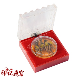 印记燕窝*西藏产地批发新虫草 那曲冬虫夏草红礼盒5克量 约3条/克