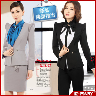  秋装新款女装OL正装职业女裙套装套裙西装韩版气质修身套服1259#