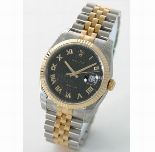 【原装正品】Rolex 劳力士18K金罗马数字刻度机械男表116233. 香港九龙