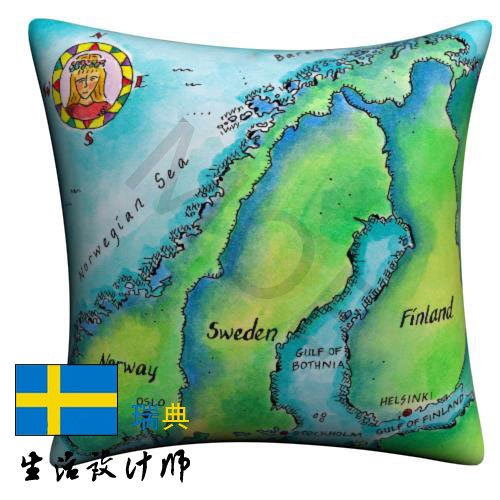 MOE瑞典Sweden 儿童水彩画-斯德哥尔摩Stoc