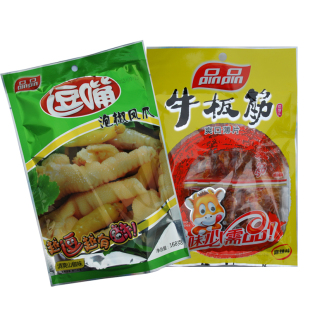  【四川特产】逗嘴泡椒凤爪3袋+品品牛板筋3袋  包邮