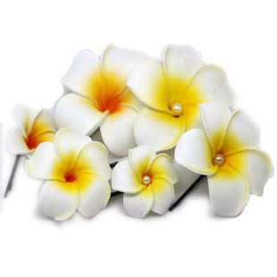  施幻麒H703鸡蛋花头饰 结婚 新娘 巴厘岛海边度假新娘配饰 头花