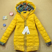 2011新款<span class=H>艾莱依</span>afa6001<span class=H>羽绒</span><span class=H>服</span> 中长款<span class=H>羽绒</span><span class=H>服</span>女