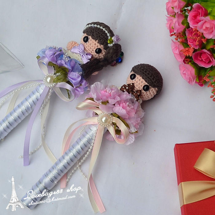 婚慶婚禮用品道具公仔簽到筆婚慶玩偶創意簽名筆簽到筆 金色壹對在類目 節慶用品/禮品, 其它節慶用品中 - 來自Buy2taobao.com提供專業的淘寶代購服務
