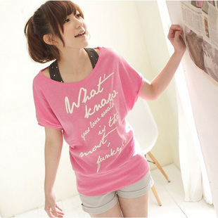 韩版热销女装多字母...