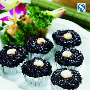  黑糯米糕酒店点心广式糕点360g 传统花式西式糕点甜点心零食热卖