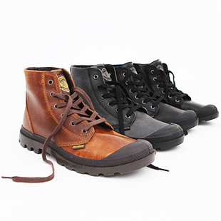  PALLADIUM 帕拉丁 经典户外登山休闲鞋 军靴 粗犷风格 牛筋大底