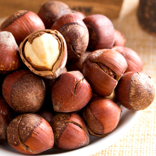  4件免邮新货野生东北小兴安岭开口榛子200g