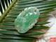 天然A货缅甸翡翠浅阳绿色的精美雕工玉坠