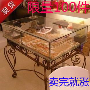 包郵歐式鐵藝飾品高檔展示櫃服裝店落地首飾架珠寶首飾架玻璃展櫃在類目 商業/辦公傢俱, 貨架/展櫃, 精品展櫃/陳列櫃中 - 來自Buy2taobao.com提供專業的淘寶代購服務