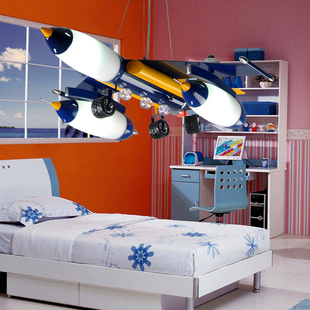Children's fashion cartoon pendant lamp bedroom lamps lamp warm children's room lighting and creative art 2043A