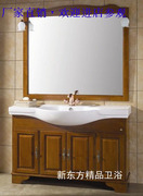 美式欧式美式浴室 橡木卫浴柜洗脸盆柜组合洗手盆柜组合DF803