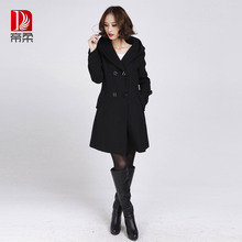 帝柔品牌女装2012新款春装专柜正品羊绒呢大衣外套高腰风衣