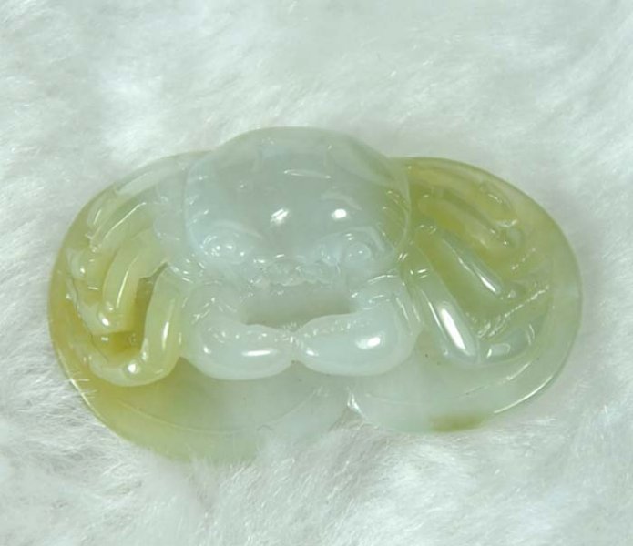 翡翠A貨 黃翡荔枝凍八方來財螃蟹吊墜玉墜翡翠玉器挂件 9112玉器在類目 珠寶/鑽石/翡翠/黃金, 翡翠(新), 頸飾中 - 來自Buy2taobao.com提供專業的淘寶代購服務