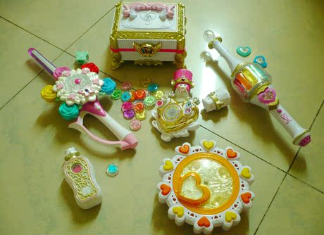 代购 日本原版 <em>光之美少女</em> 魔法棒<em>变身器</em> 各代玩