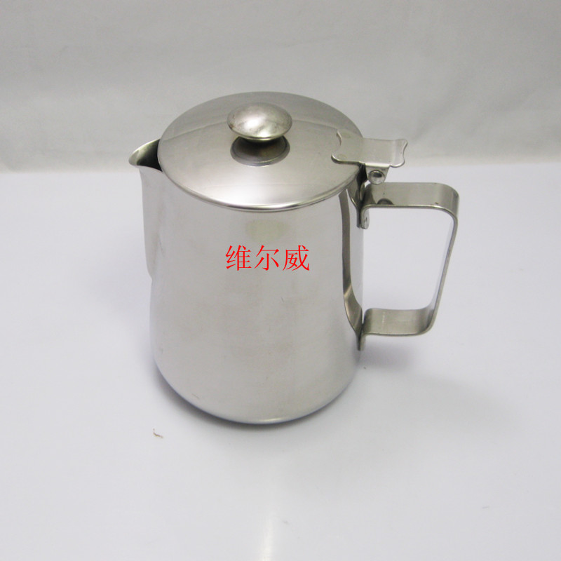 精美不锈钢带盖奶杯咖啡拉花杯 花式咖啡拉花模具 奶茶店专用设备|ruв категории посуда, кофе, кофе - от Buy2taobao.com для оказания профессиональной услуги покупки агента Taobao