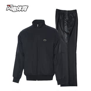 闪电正品秋冬情侣针织透气女款男子休闲运动套装出场套服GA10501