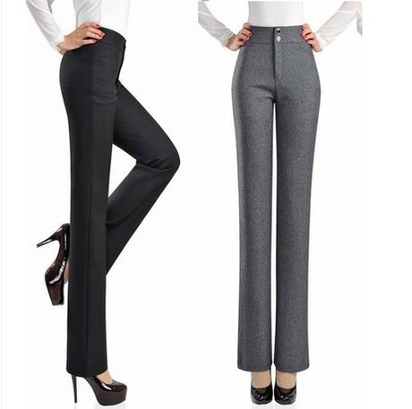 哥弟版型14春款夏款垂坠女长裤休闲裤女西裤中高腰大码直筒裤子女-淘宝网