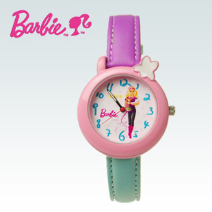  正品芭比手表 糖果可爱皮带学生韩国韩版儿童手表 女孩学生手表