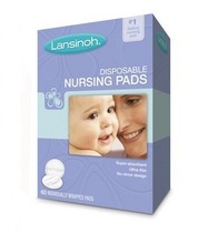 Lansinoh 20265 Disposable Nursing Pads 一次性防溢乳垫 60片*4盒