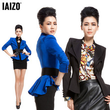 品质体验 IAIZO 欧美风修身女秋装 单扣小西装 11J30017