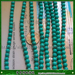  DIY散珠 3  4  6  8 10 12 14MM左右绿松石珠 各种饰品配珠9776