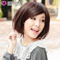 黛秀<span class=H>假发</span> 短发 女生 BOBO头 时尚 女 斜刘海蓬松梨花头 最新发型