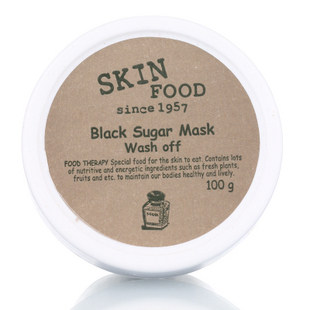 韩国正品SKINFOOD/skin food黑糖光彩精华面膜（洗淨式）黑糖面膜