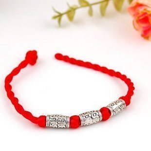 Year of fate Red single rope Red rope Bracelet 3 transporter beadsin the Accessories/Fashion Jewelry, Bracelets category - from Buy2taobao.com to provide professional Taobao agent buy service