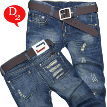 #特价猫# 男式裤子 Dsquared2 二次方 男装裤子 破洞装 牛仔裤