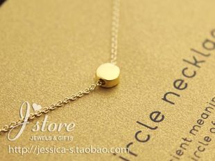  Dogeared㊣昕薇莉娜梨花Angelababy黄小仙款※银镀金豆豆锁骨链