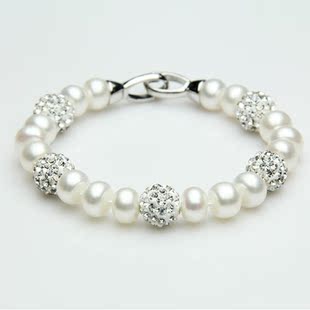  杜兰珠宝 正品天然淡水珍珠手链/美丽说推荐独家款/包邮过中秋