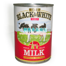 荷兰进口黑白淡奶-荷兰乳牛顶级黑白奶-港式丝袜奶茶专用410克/罐
