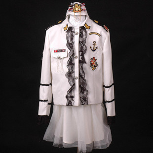 女海军服红歌<em>大合唱</em>女士海军套装革命歌曲舞台